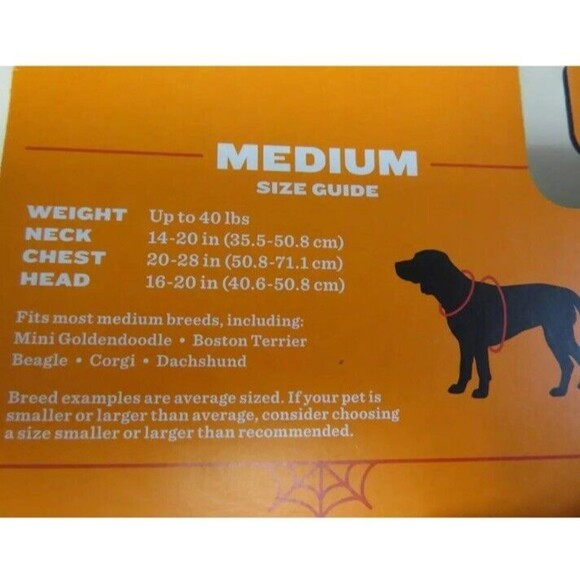 Halloween Pom Pom Spider Dog Sweater Hyde & EEK! Medium Up To 40 Lbs Stretchy - Picture 4 of 6